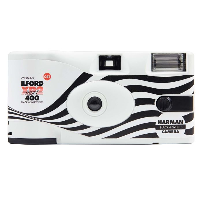 HARMAN Black and White Single Use Camera with XP2 SUPER 27exp