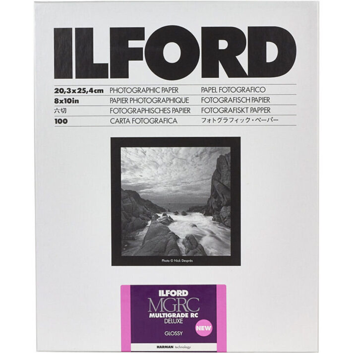 Ilford Multigrade RC Deluxe Paper (Glossy, 8 x 10", 100 Sheets)