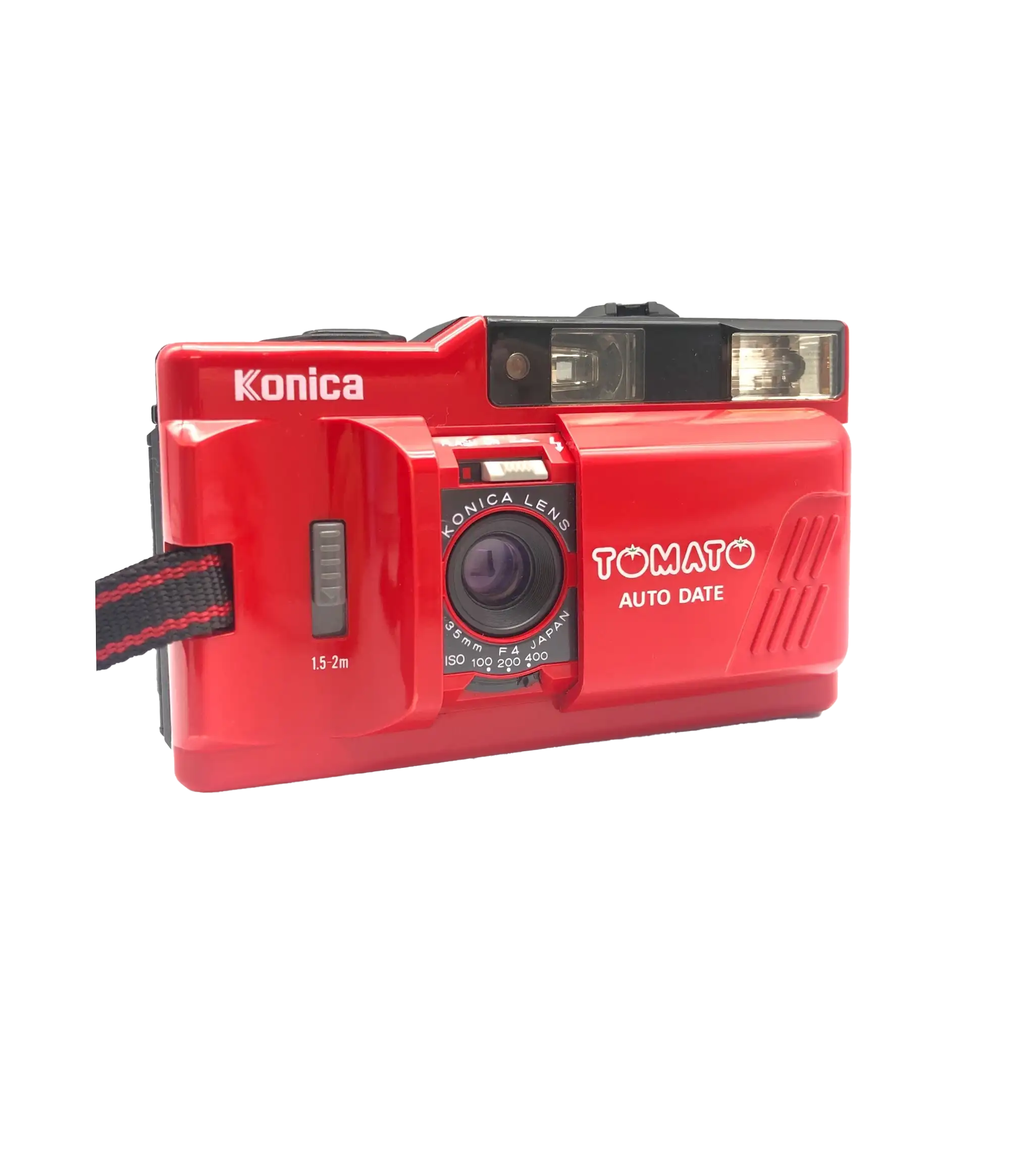 【動作良好】Konica フィルムカメラ TOMATO AUTO DATE ① Konica Tomato Auto Date 35mm Point and Shoot Film Camera