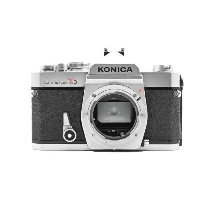 konica autoreflex t3 with Soligor 28-55mm Zoom Lens