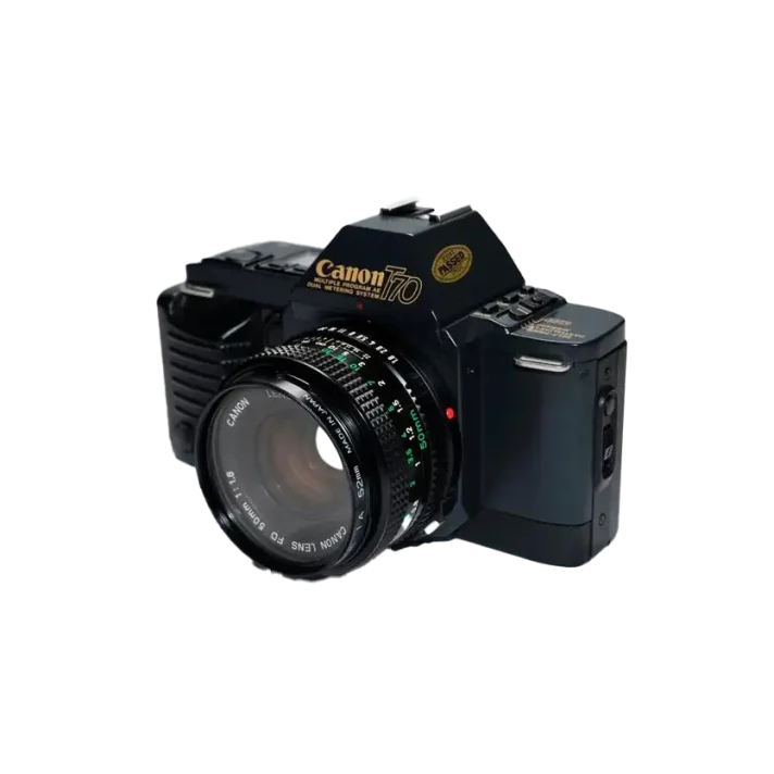 Canon T70 with 50mm F1.8 Lens
