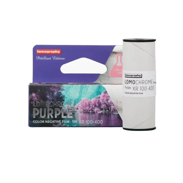 LomoChrome Purple Pétillant 120 ISO 100–400