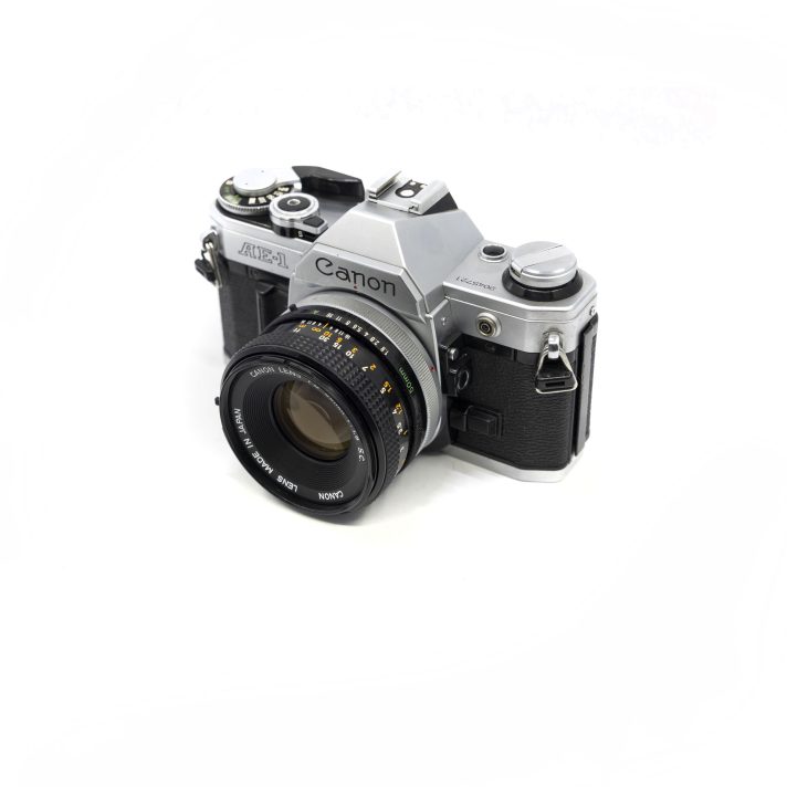Canon AE-1 with 50mm F1.8 Lens
