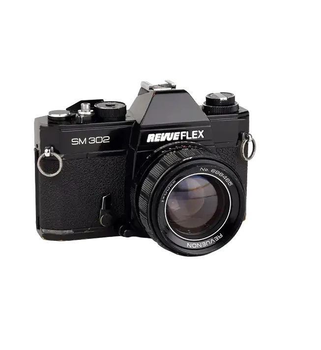 Revueflex SM302 with 55mm F2.8 Lens
