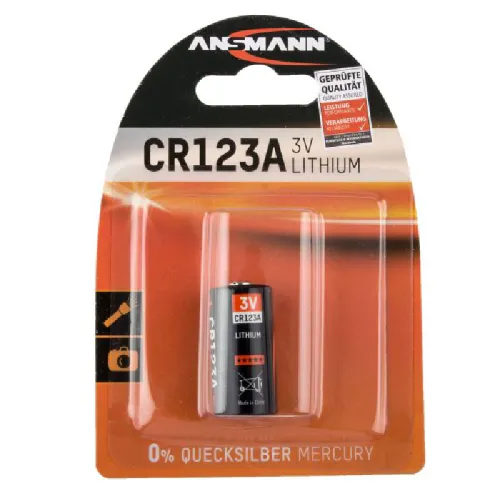 Ansmann Lithium CR123A Camera Battery
