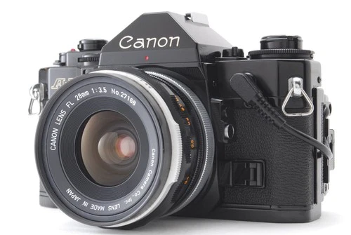 Canon A-1 with 28mm F3.5 Lens and Data Back