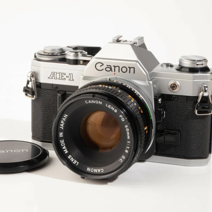 Canon AE-1 with 50mm F1.8 Lens