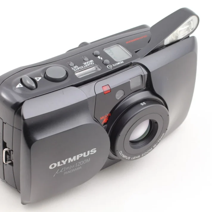 OLYMPUS μ mju Zoom PANORAMA Point Shoot 35mm Film Camera