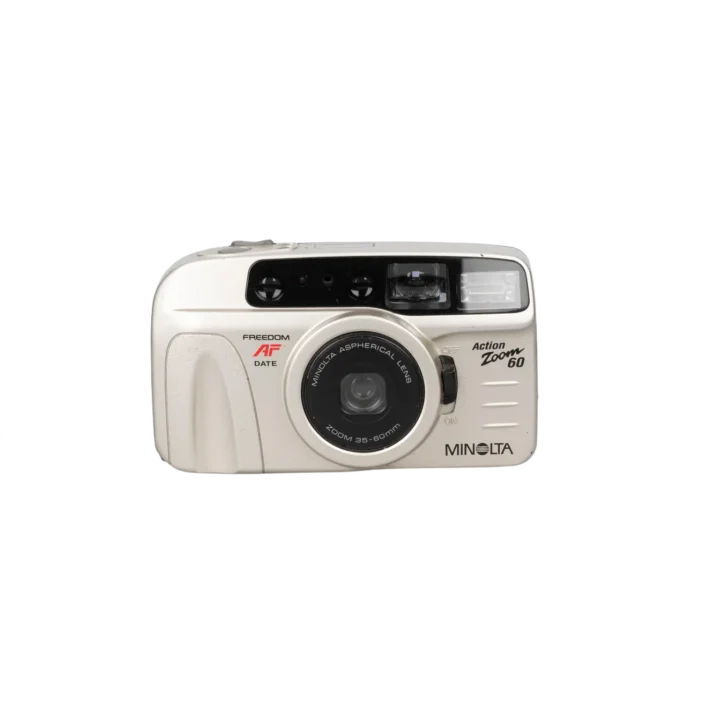 Minolta Action Zoom 60 35mm Point and Shoot Film Camera