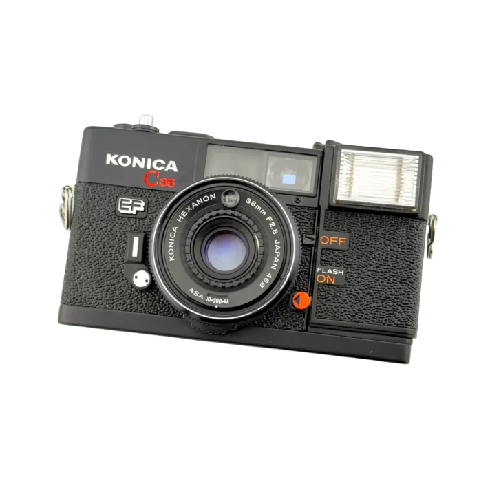 Konica C35 EF 35mm Point and Shoot Film Camera