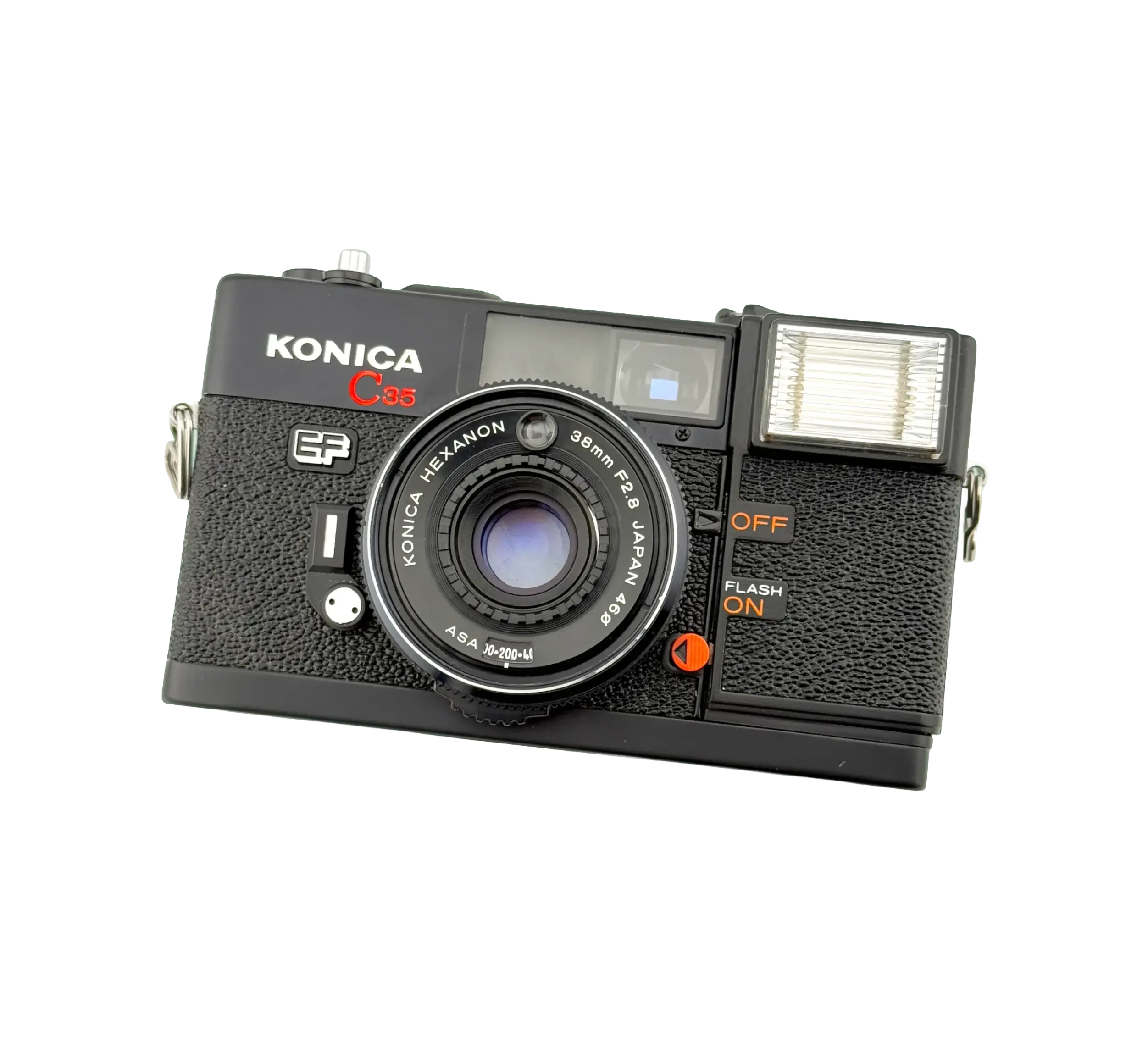 Konica C35 EF 35mm Point and Shoot Film Camera