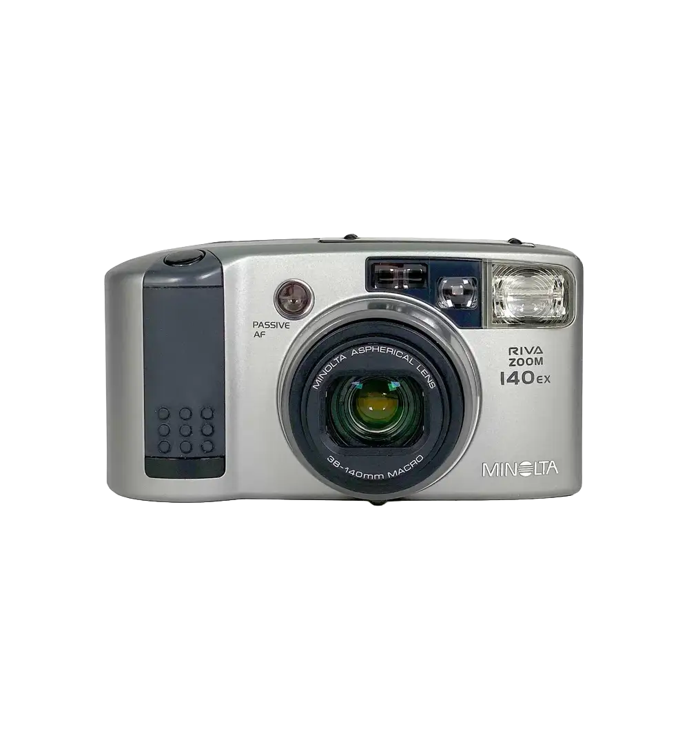 Minolta Riva Zoom 140EX 35mm Point and Shoot Film Camera